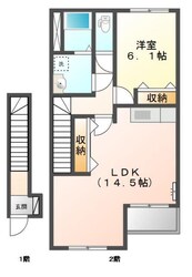 サンパレスの物件間取画像